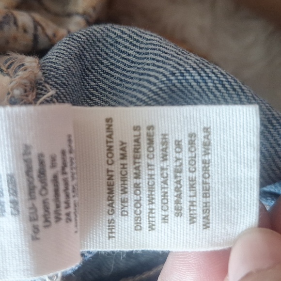 We The Free Vintage Paisley Wide Leg with Denim Panels Size 24 - Picture 6 of 7